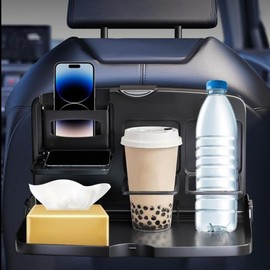 Car Folding Table, Car Seat Back Storage Table, Car Seat Back Food Cup Holder, Multifunctional Car Storage Tray, Car Interior Accessories