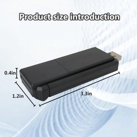 New Version Wi-Fi 6e USB 3.0 Network Adapter for AX5400 Adapter USB Wireless Network Card 5dBi for PC Desktop Compatible with USB 2.0 Upgraded Version