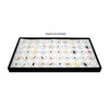 Novel Box Jewelry Display Tray Black Wood 8.25 x 14.75