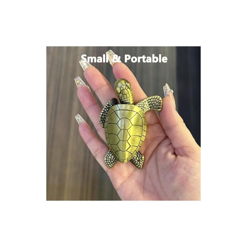 Turtle Torch Lighter Soft Flame Lighters, Adjustable Refillable Butane Cool