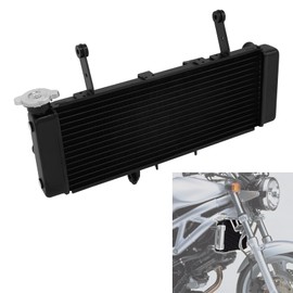 TCMT Black Aluminum Engine Radiator Cooler Cooling Fit For SUZUKI SV650 SV650S SV650A SV650SA 2003-2004