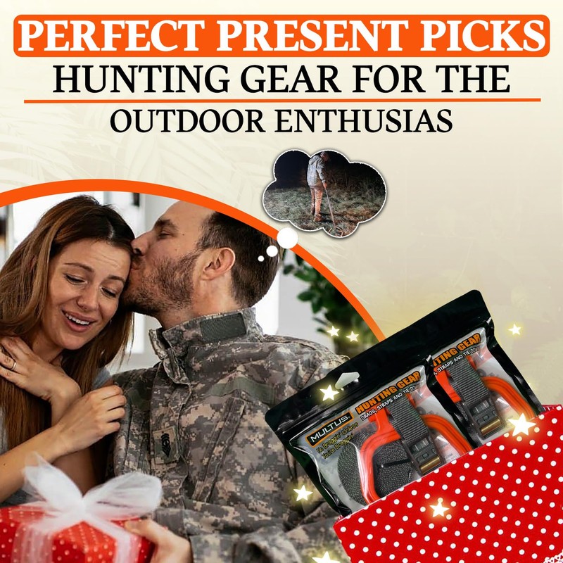 MULTUS Sportsman Deer Drag & Tie Down Strap – 2-in-1
