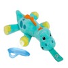 Nuby Calming Natural Flex Snuggleez Pacifier with Plush Combo Set