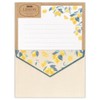 Enuby Letter Orchard Lemon | Letter Set, 12 Stationery Papers,