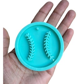 Baseball Keychain Mold - Mold for Resin - Baseball Mold - Ball Mold - Keychain mold - Silicone Mold for Epoxy Resin