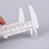 2pcs 6Inch 150mm Mini Caliper Double Scale Plastic Vernier Caliper