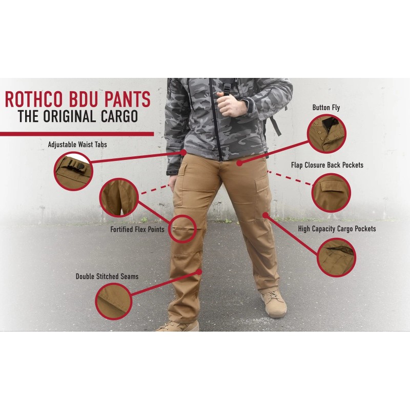 Rothco City Digital BDU Pants - 99630 - X-Large