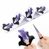 AHIER Acrylic Elongated Swallow Self-Adhesive Gel Nail Extension Forms, 100PCS