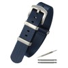 Calme NATO Premium Nylon Belt, Thick, Square Buckle, Watch Band,