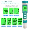 pH Meter, 7 in-1 pH/TDS/EC/ORP/S.G/Salinity/Temp Meter, Digital pH Tester with