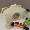 'Moon Fox' Canvas Wash Bag/Makeup Case (CS00041277)