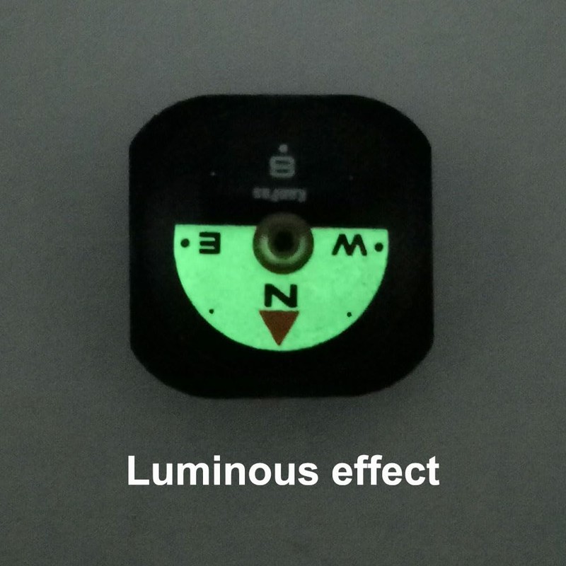 KanPas Mini Luminous Button Compass for Watch Band Lanyard (A-20)