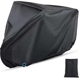 Bike Cover, Waterproof Outdoor Bicycle Cover with Lock Hole for Mountain Road Bikes