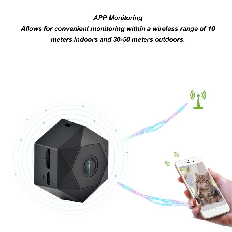 Mini Camera High Definition 580mAh Battery Motion Detection Surveillance Camera