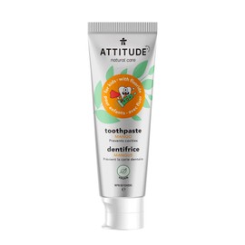 ATTITUDE ATTITUDE Toothpaste with Fluoride, Prevents Tooth Decay and Cavities, Vegan, Cruelty-Free and Sugar-Free, Mango, 4.2 Oz