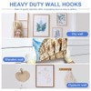 30 Pcs Stainless Steel Monkey Hooks Wall Hooks Without Nails,