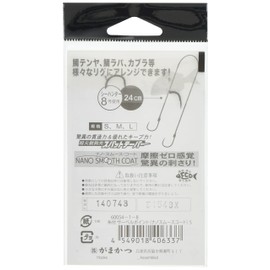 Gamakatsu saber point with thread (nano smooth coat) F122 (S). 60054-1-8