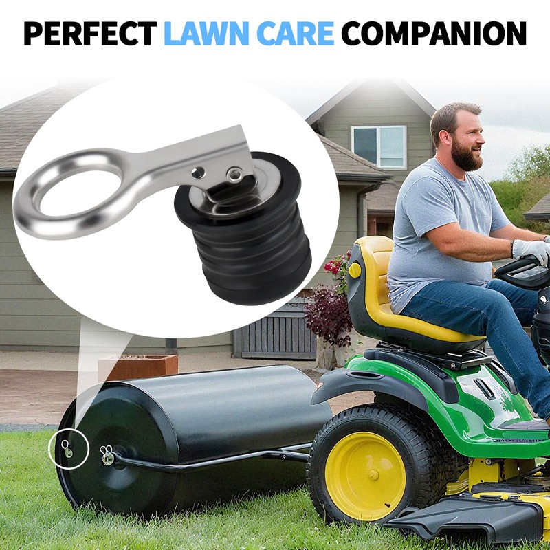 49467 Lawn Roller Drain Plug, Snap-Handle Roller Plug Compatible with