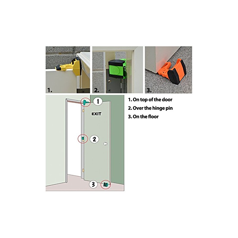 Wedge-It Wedge-IT-4 The Ultimate Door Stop, Yellow