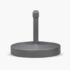 PURPLE LEAF Patio Umbrella Base Stand AT4035 Market Table Umbrellas Outdoor Heavy Duty Round Concrete Stand 77 LBS Black