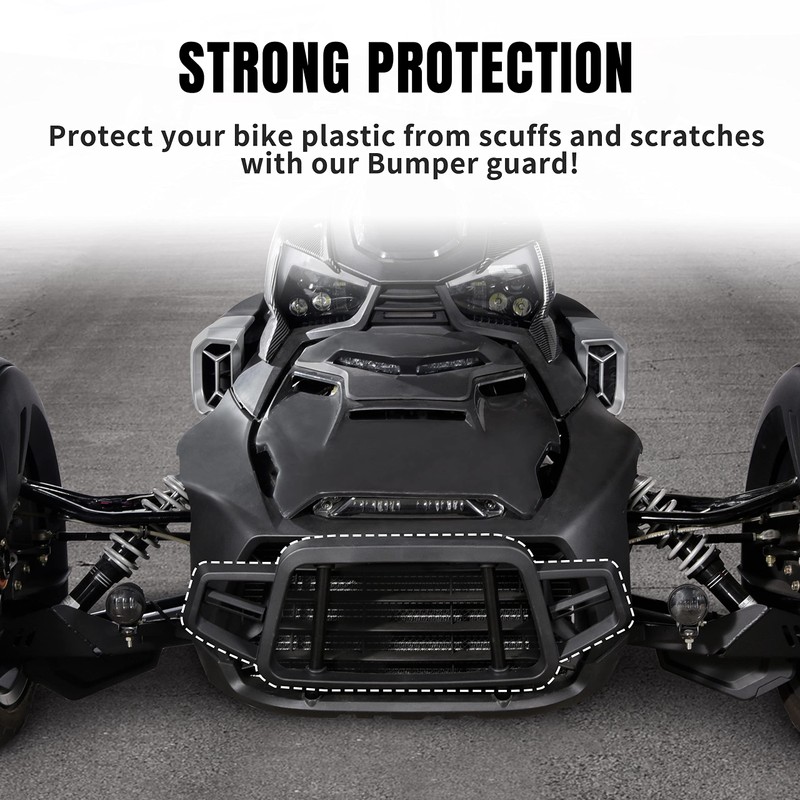KATIMOTO Front Bumper Guard Kit for Can-Am Ryker, Front Bumper