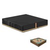 VANSHEIM Sandbox Cover Square Waterproof Sand Pit Cover with Drawstring
