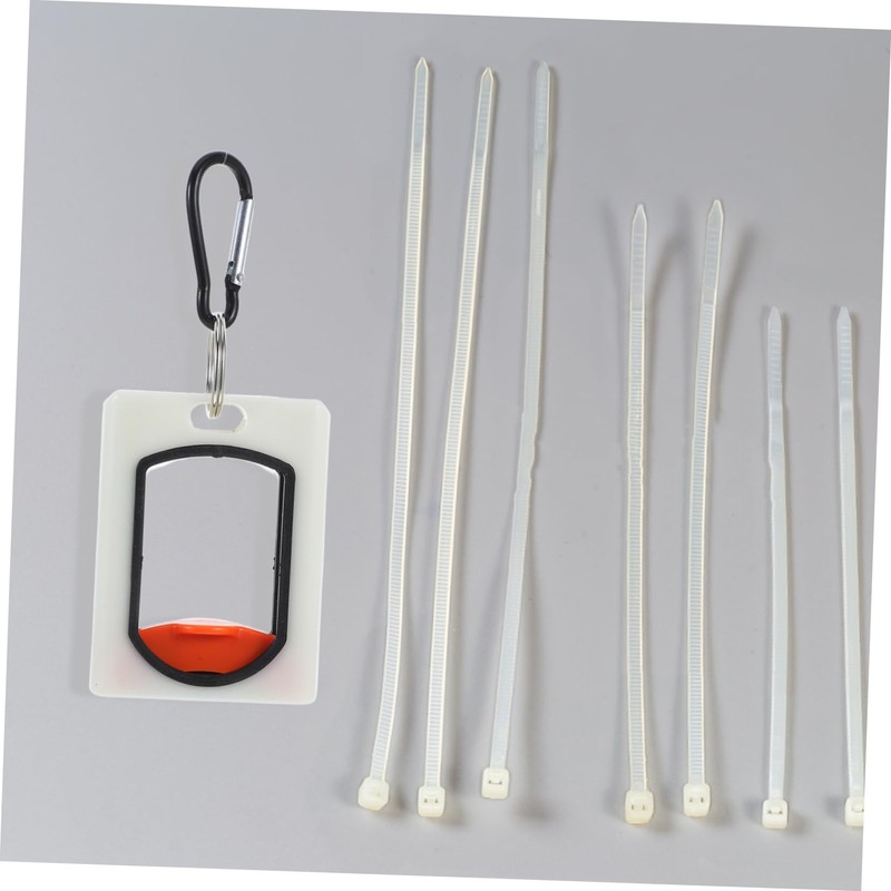 ORFOFE Cord Organizer for Desk Plastic Clip Zip Ties Luminous