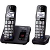 Panasonic KX-TGE232B Cordless Phone, 2 Handsets