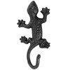 Sarini 3pcs Gecko Coat Hook Cast Iron Gecko Wall Hook
