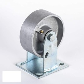 5" X 2" Rigid Caster Heavy Duty Semi-Steel Iron Wheel 1000lb Each