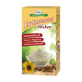 Erdmandel-Flocken - ballaststoffreich, 250 g • auch bei Nuss- und Mandelunverträglichkeit • natürlich reich an Vitamin E und Magnesium