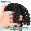 5 Packs 8 Inch Jumpy Wand Curl Crochet Hair Jamaican