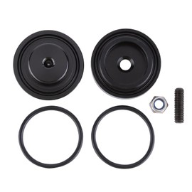Slakerbe Rear Wiper Plug, Compatible with 2002-2006 Aluminium Alloy Car Wiper Cap Wiper Cap Windscreen Wiper Cover 40 mm, Black