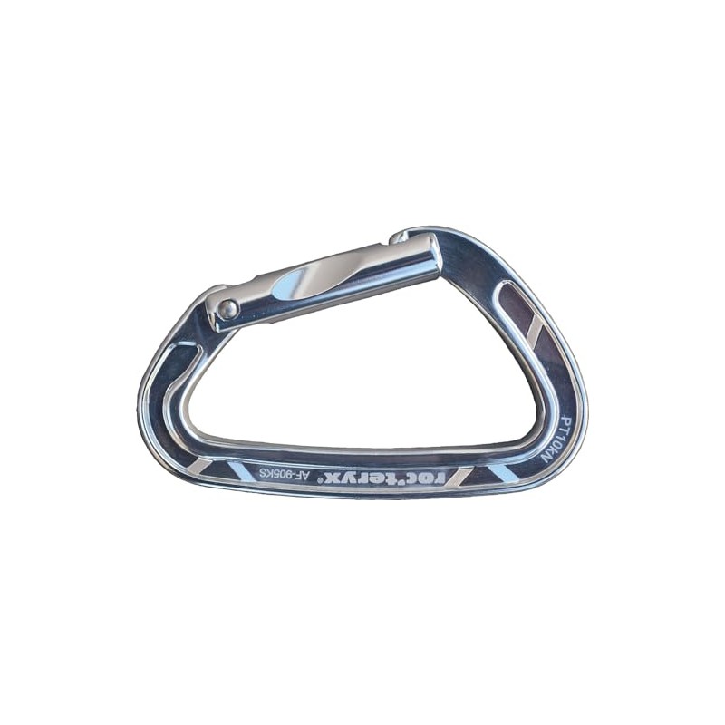 Loc'Teryx RTAF905KS Climbing Climbing Carabiner Nose Free Light Silver (SLV)