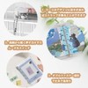 SensaBliss Sealing Notebook, Transparent, Binder, Sticker Notebook, Removable, 6 Holes,