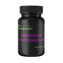 Menopausa Complesso Slim 100 Compresse - Peso, Vampate, Antiossidante, Detox, Benessere Mentale - Kudzu Trifoglio Rosso Actaea Moringa Agnocasto Dioscorea Verbena Salvia