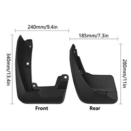 TOTMOX Car Mudguard Fender, Mud Flaps, Splash Guards, Compatible with Honda CR-V CRV 2017 2018 2019 2020 2021 2022