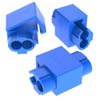 AUPROTEC 100 x Cable Junction Connectors 0.75-2.5 mm² Blue Tin-Plated