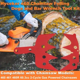 460 Felling Dogs Dawgs Bumper Spike For Husqvarna 460 Rancher 461 Jonsered CS2255 RedMax GZ550 Chainsaws, Heavy Duty Large Inner Outer Felling Spikes Set Bar Scrench, Husky 460 Chain Saw Parts