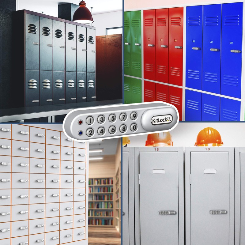 KitLock KL1000 Electronic Lock for Lockers and Furniture Keyless with