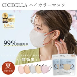 [シシベラスポーツ] マスク 不織布 立体 バイカラー 3d 面長さん向け 肌に優しいマスク 使い捨て 普通サイズ オールドレースxショコラ