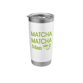 Matcha Man Green Latte Teas - Men's Tops, Tees & Accessories Stainless Steel Insulated Tumbler