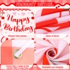 Large Cherry Birthday Banner 70.8 x 43.3 Inch Coquette Bow