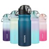 BJPKPK 18oz Insulated Water Bottle With Straw Stainless Steel Double