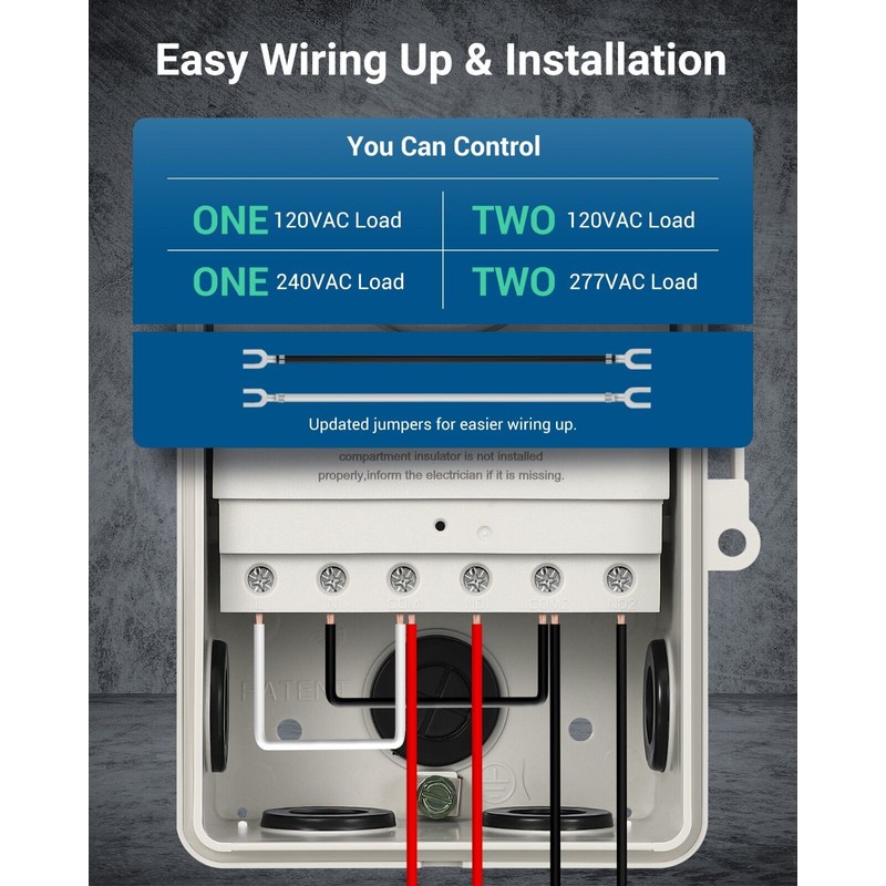DEWENWILS Digital Pool Timer Box 7-Day 20 ON/Off Programmable Timer