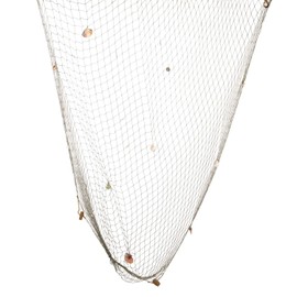 Beachcombers Fish Net with Shell and Cork Multi