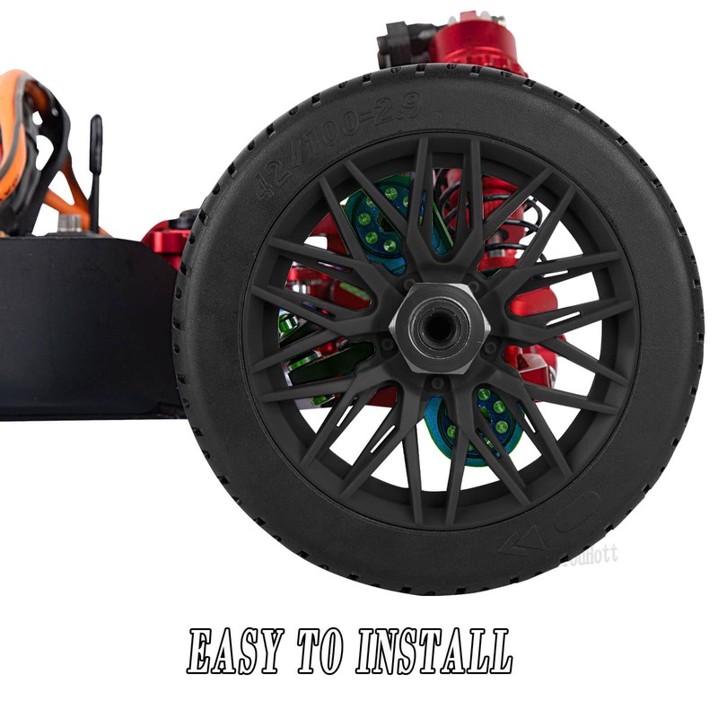 RCYouHott RC Tires Highway Tires for 1/8 Typhon 6s BLX,1/7