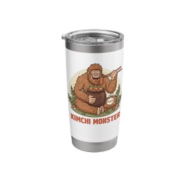 Kimchi Korean Fermented Monster Lactic Acid Veg Spicy Funny Stainless Steel Insulated Tumbler