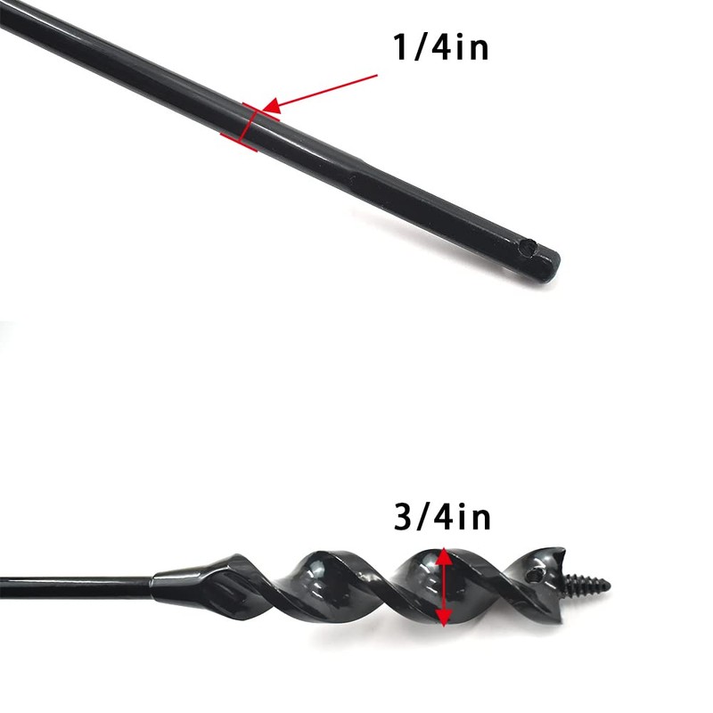 Flexible Installer Drill Bit Fish Bit for Pulling Wire Through