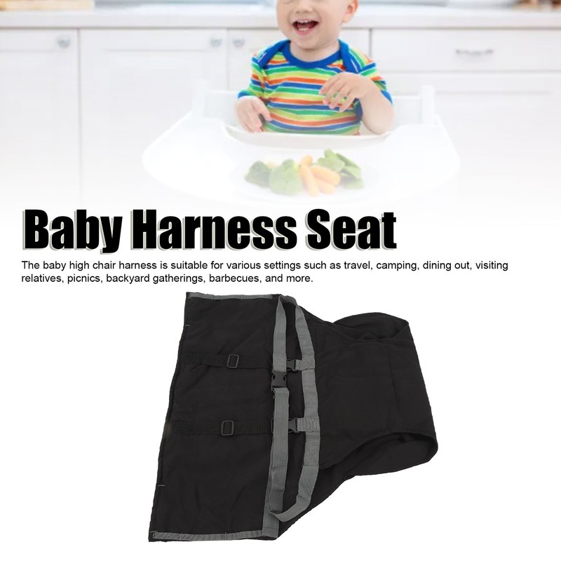Baby Harness Seat Portable Foldable Toddlers High Chair Harness with